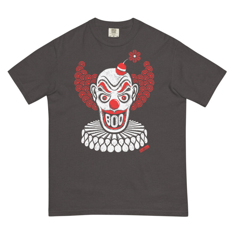 Creepy Clown "BOO" T-Shirt – Comfort Colors 1717 - Image 3